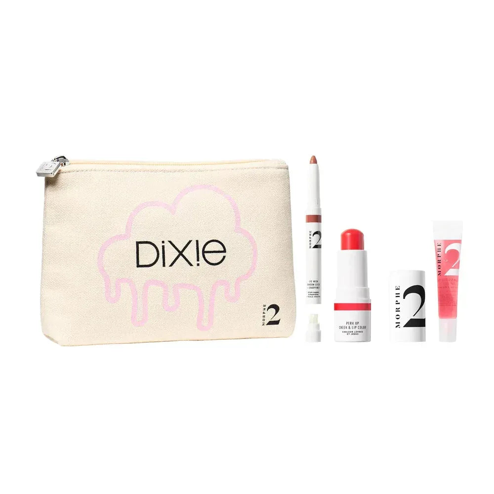 Morphe - Dixie’s Go-To Faves 3-Piece Makeup Set + Bag - The Beauty League Pakistan