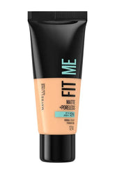 MAYBELLINE Fit Me Matte & Poreless Foundation- 124 Soft Sand - The Beauty League Pakistan