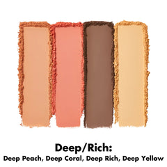 Elf- Set It Bright Powder Quad- Deep/Rich