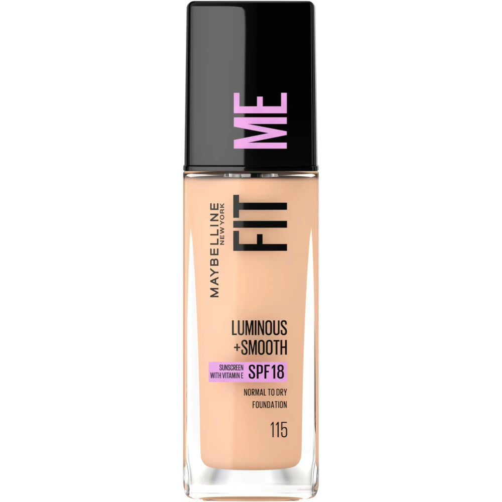Maybelline- Fit Me Dewy + Smooth Liquid Foundation 115 Ivory - 30ml (France) - The Beauty League Pakistan