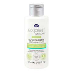 Boots Expert Skincare Day Cream SPF 15 + Soothing Aloe Vera, Sensitive, 150ml - The Beauty League Pakistan
