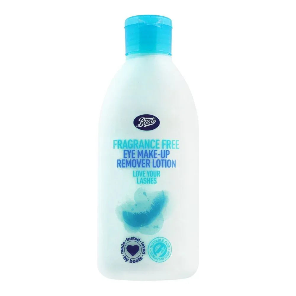 Boots Fragrance Free Eye Make-Up Remover Lotion - 150ml - The Beauty League Pakistan