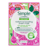 Simple- Radiance Boosting Sheet Mask - The Beauty League Pakistan