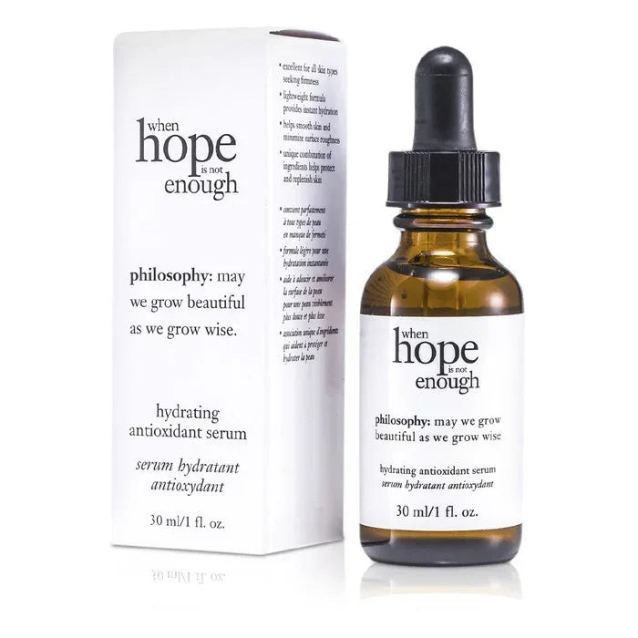 Philosophy When Hope is Not Enough Hydrating Antioxidant Serum 30ml/1oz - The Beauty League Pakistan