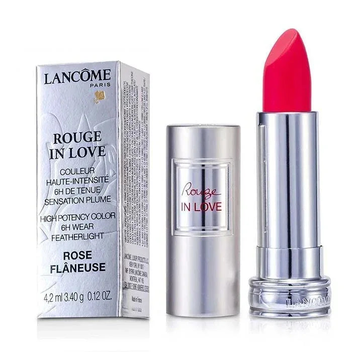 Lancome Rouge In Love Lipcolor Rose Flaneuse 345B - The Beauty League Pakistan