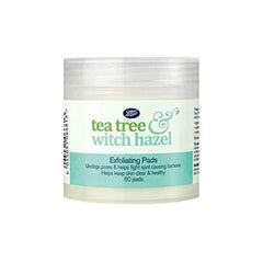 Boots Tea Tree & Witch Hazel Exfoliating Pads (60 Pads) - The Beauty League Pakistan