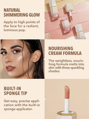 SHEGLAM-GLOW BLOOM LIQUID HIGHLIGHTER-VANILLA FROST - The Beauty League Pakistan