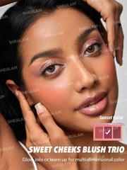 Sheglam- Sweet Cheeks Blush Trio-SunSet Cruise - The Beauty League Pakistan