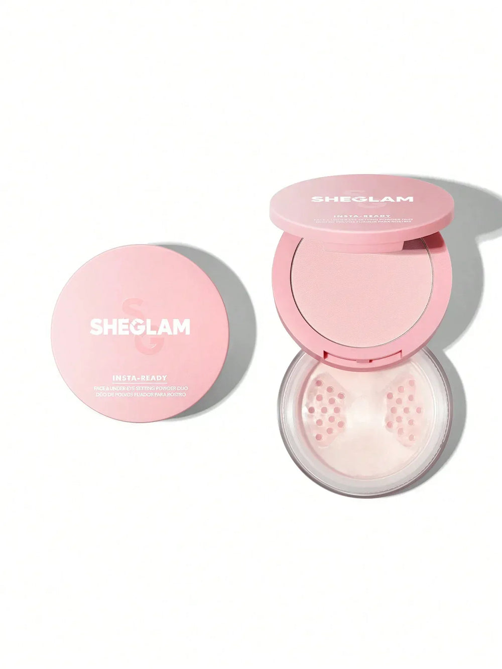 SHEGLAM Insta-Ready Face & Under Eye Setting Powder Duo-Bubblegum 2 In 1 - The Beauty League Pakistan