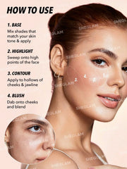 Sheglam- All About That Face Multifunctional Face Palette-Vanilla Sculpt - The Beauty League Pakistan