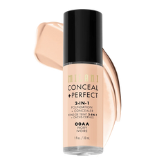 Milani- Conceal + Perfect 2-IN-1 Foundation + Concealer- 00AA Ivory - The Beauty League Pakistan