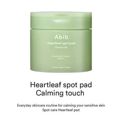 Abib- Heartleaf spot pad Calming touch 150ml / 5.07 fl.oz (80 pads) - The Beauty League Pakistan