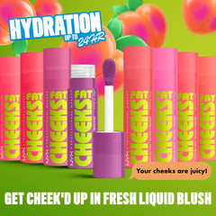 Nyx- Fat Cheeks Juicy Liquid Blush- Papaya Plump - The Beauty League Pakistan