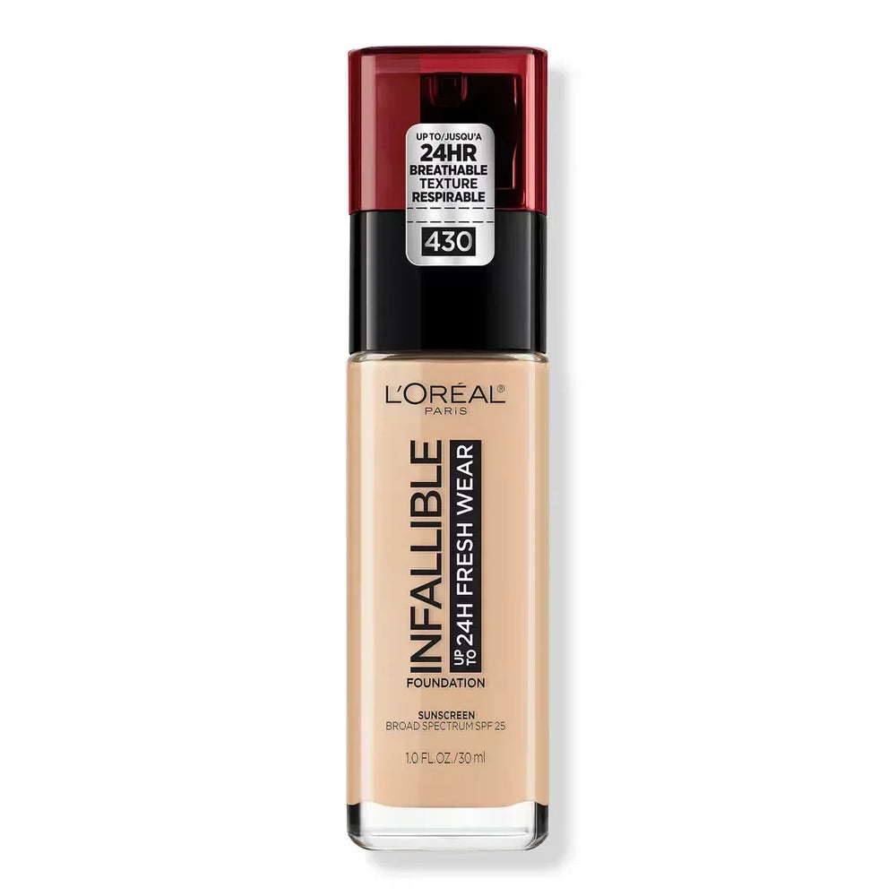 L'Oréal Paris- Infallible Fresh Wear 24HR Foundation- 430 Ivory Buff (USA) - The Beauty League Pakistan
