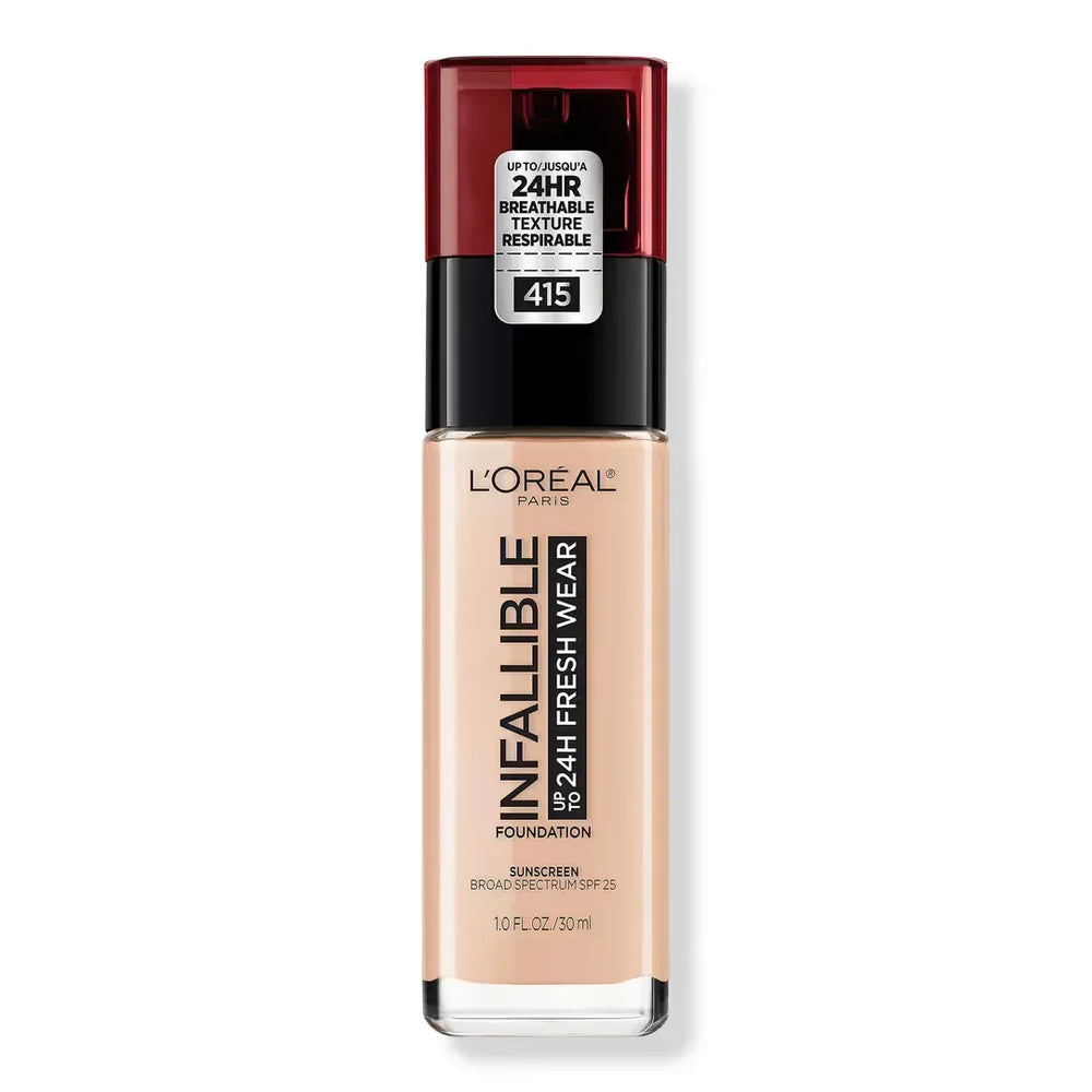 L'Oréal Paris- Infallible Fresh Wear 24HR Foundation- 415 Rose Ivory (USA) - The Beauty League Pakistan