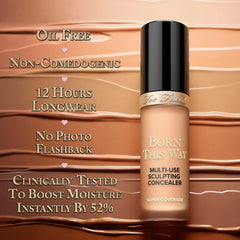 Too Faced- Born This Way Super Coverage Multi-Use Concealer- Porcelain - The Beauty League Pakistan