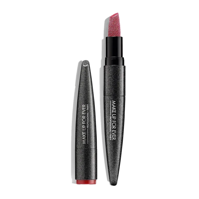 Makeup For Ever- ROUGE ARTIST LIPSTICK MULTIDIMENSIONAL GLITTERY LIPSTICK- 03 Glittering Sunstone - The Beauty League Pakistan