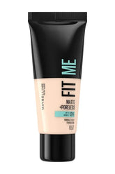 MAYBELLINE Fit Me Matte & Poreless Foundation Warm Ivory 100 - The Beauty League Pakistan