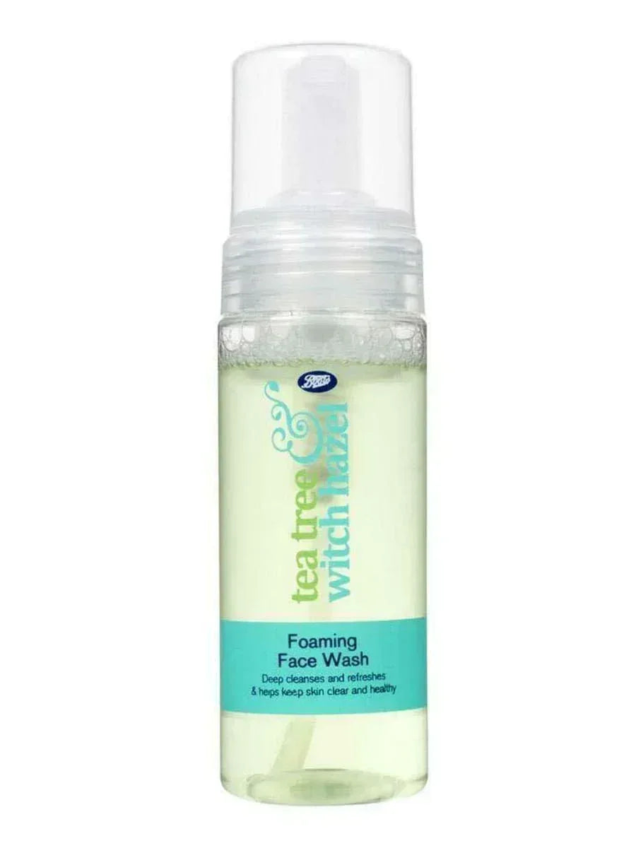Boots Tea tree Witch Hazel Foaming Face Wash 150ml - The Beauty League Pakistan