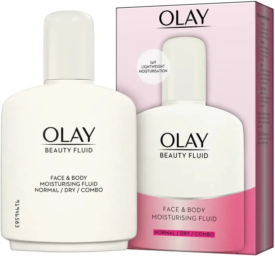 Olay Beauty Fluid Face And Body Moisturiser, with glycerin, 200 ml (UK) - The Beauty League Pakistan