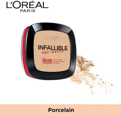 L'Oreal Paris- Infallible Pro-Matte Powder Foundation- 100 Porcelain - The Beauty League Pakistan