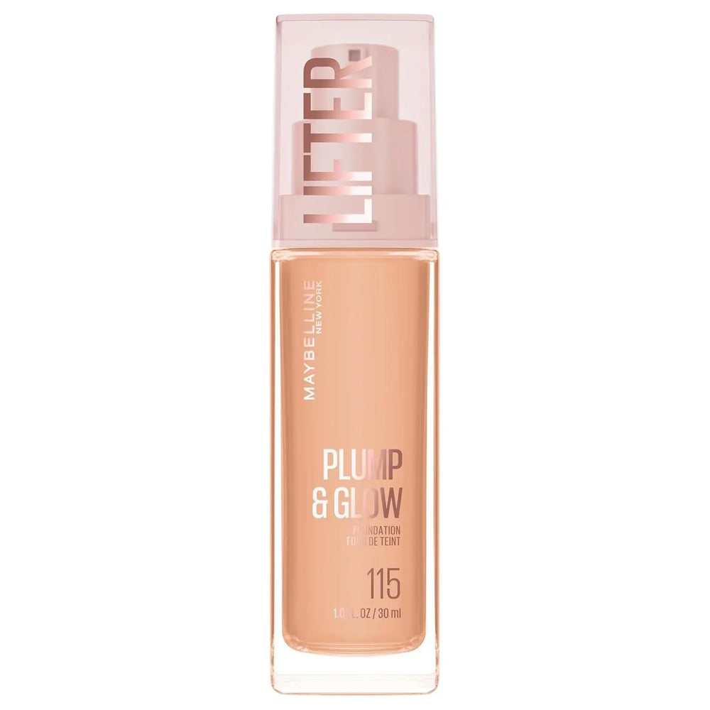 Maybelline- Lifter Plump And Glow Foundation- 115 - The Beauty League Pakistan