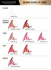 Max Factor Colour Elixir Lip Liner - # 14 Brown 'n' Nude - The Beauty League Pakistan