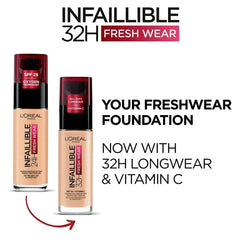 L'Oreal Paris Infallible- 32H Fresh Wear Foundation 145 Beige Rose - The Beauty League Pakistan