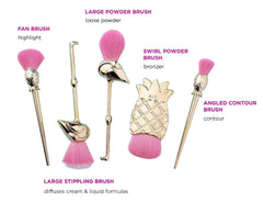 Tarte Let's Flamingle 5 Piece Brush Set - The Beauty League Pakistan