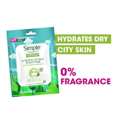 Simple- Pollution Protect Sheet Mask - The Beauty League Pakistan