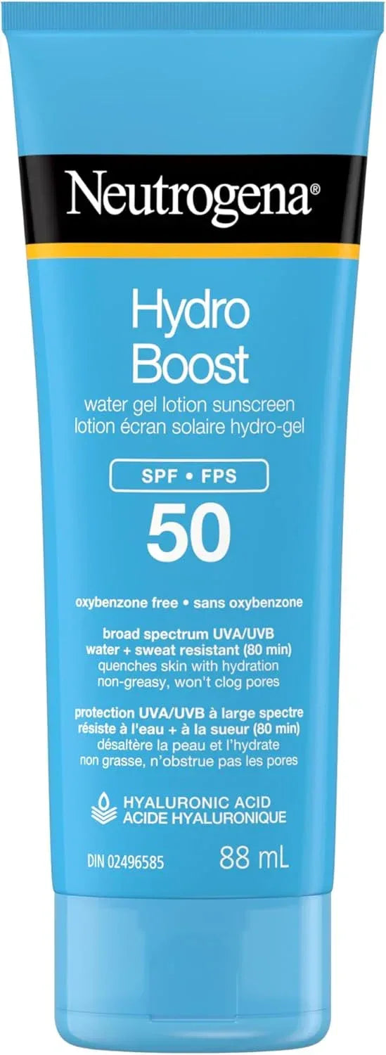 Neutrogena Hydro Boost Water Gel Lotion Sunscreen Spf 50 88 Ml - The Beauty League Pakistan