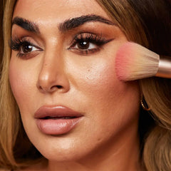 HUDA BEAUTY - GloWish Cheeky Vegan Blush Powder - 01 Healthy Peach - The Beauty League Pakistan