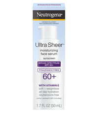 Neutrogena- Ultra Sheer® Oil-Free Face Serum With Vitamin E SPF 60+ - The Beauty League Pakistan