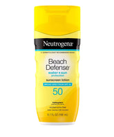 Neutrogena Beach Defense Water + Sun Protection Sunscreen Lotion Broad Spectrum SPF 50 6.7 Fl.OZ (198ml) - The Beauty League Pakistan
