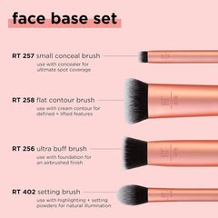 Real Techniques- Face Base Makeup Brush Set - The Beauty League Pakistan