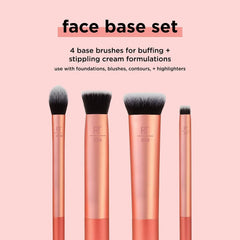 Real Techniques- Face Base Makeup Brush Set - The Beauty League Pakistan