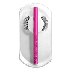 NYX-Jumbo Lash! Vegan False Eyelashes Kit with 2-in-1 Eyeliner Adhesive, Up to 12HR Wear, Reusable Fake Lashes - Fringe Glam Kit - The Beauty League Pakistan
