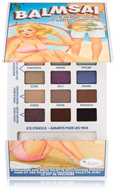 The Balm Balmsai Eyeshadow and Brow Palette with Shaping Stencils