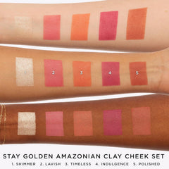 Tarte - Stay Golden Amazonian Clay Cheek Set- Pinks and Corals - The Beauty League Pakistan