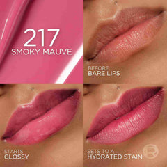 LOreal Paris- Hyaluron Tint Lip Stain and Serum- 217 Smoky Mauve