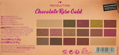 Revolution- I Love Revolution EyeShadow Palette Rose Gold Chocolate - The Beauty League Pakistan