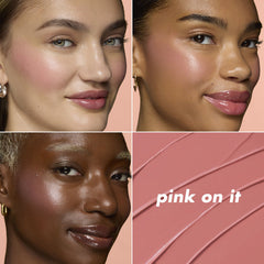 Elf- Soft Glam Cream Blush Stick- Pink on it