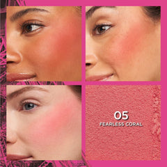 Loreal Infallible Up to 24H Fresh Wear Soft Matte Blush- 05 Fearless Coral - The Beauty League Pakistan