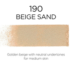 L'Oreal Paris- Infallible Fresh Wear Foundation In A Powder 24H Wear 190 Beige Sand