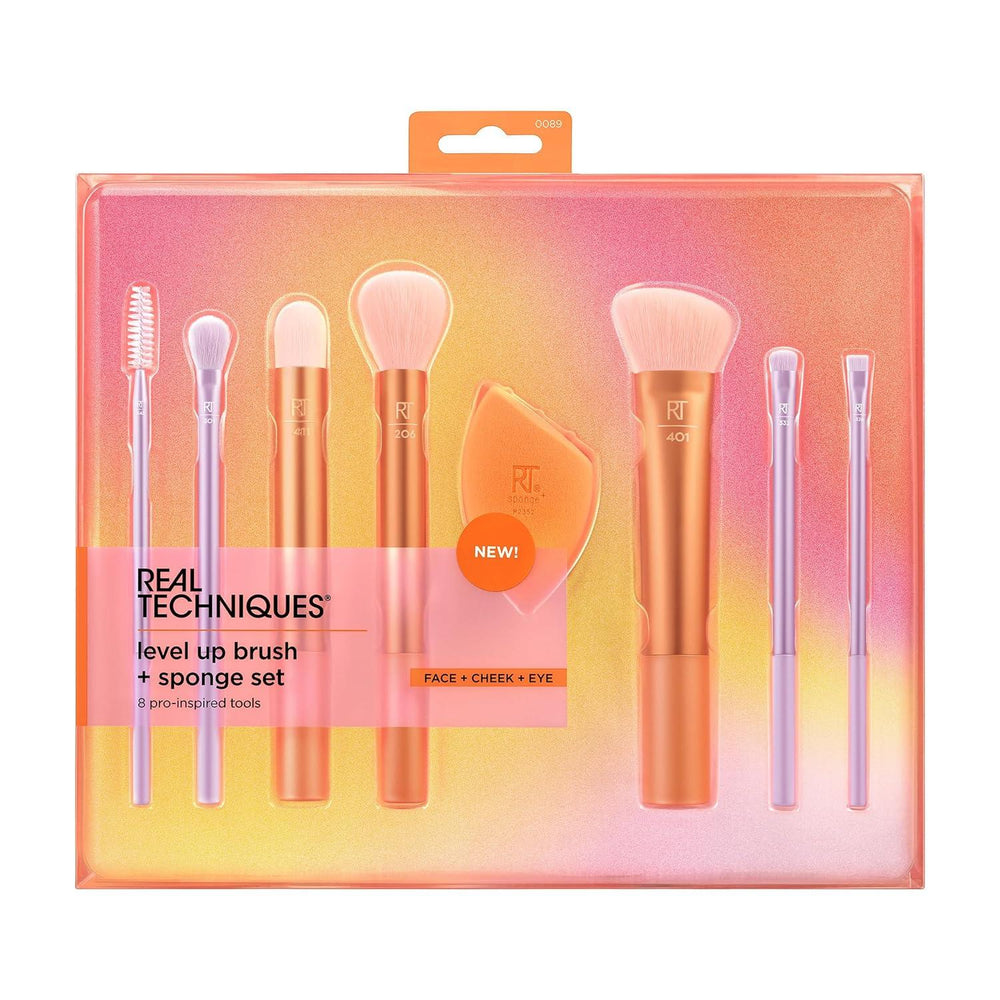 Real Techniques- Level Up Brush + Sponge Set - The Beauty League Pakistan