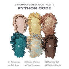Morphe ChromaPlus 6-Pan Eyeshadow Palette- Python Code