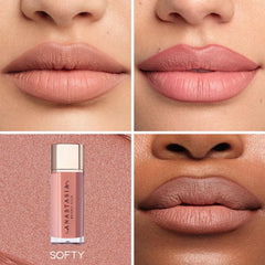 Anastasia Beverly Hills Mini Velvet Lip Set- Softy/ Peachy Nude