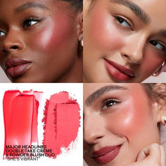 Patrick Ta- Major Headlines Double-Take Crème & Powder Blush Duo- She's Vibrant - The Beauty League Pakistan
