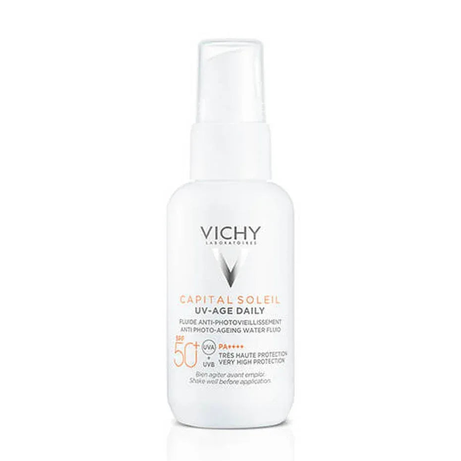 Vichy- Capital Soleil UV Age Daily SPF50+ Facial Sunscreen - The Beauty League Pakistan