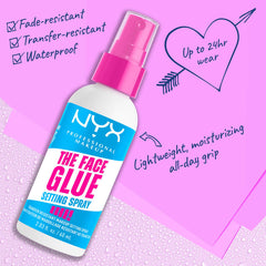 NYX- The Face Glue Setting Spray - The Beauty League Pakistan